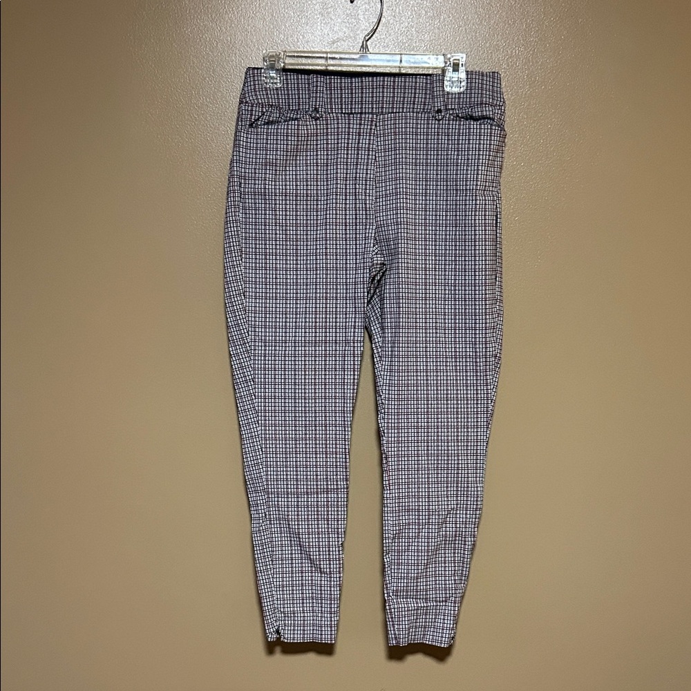 Women’s Plaid Skinny Dress Pants